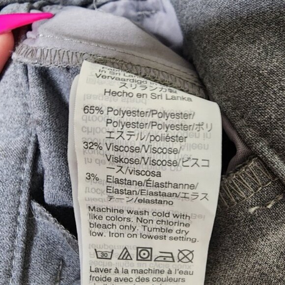 J.Crew Factory Slim Cropped Ruby Pants in Stretch Twill Gray Women's Size 6 NWT - Picture 2 of 7